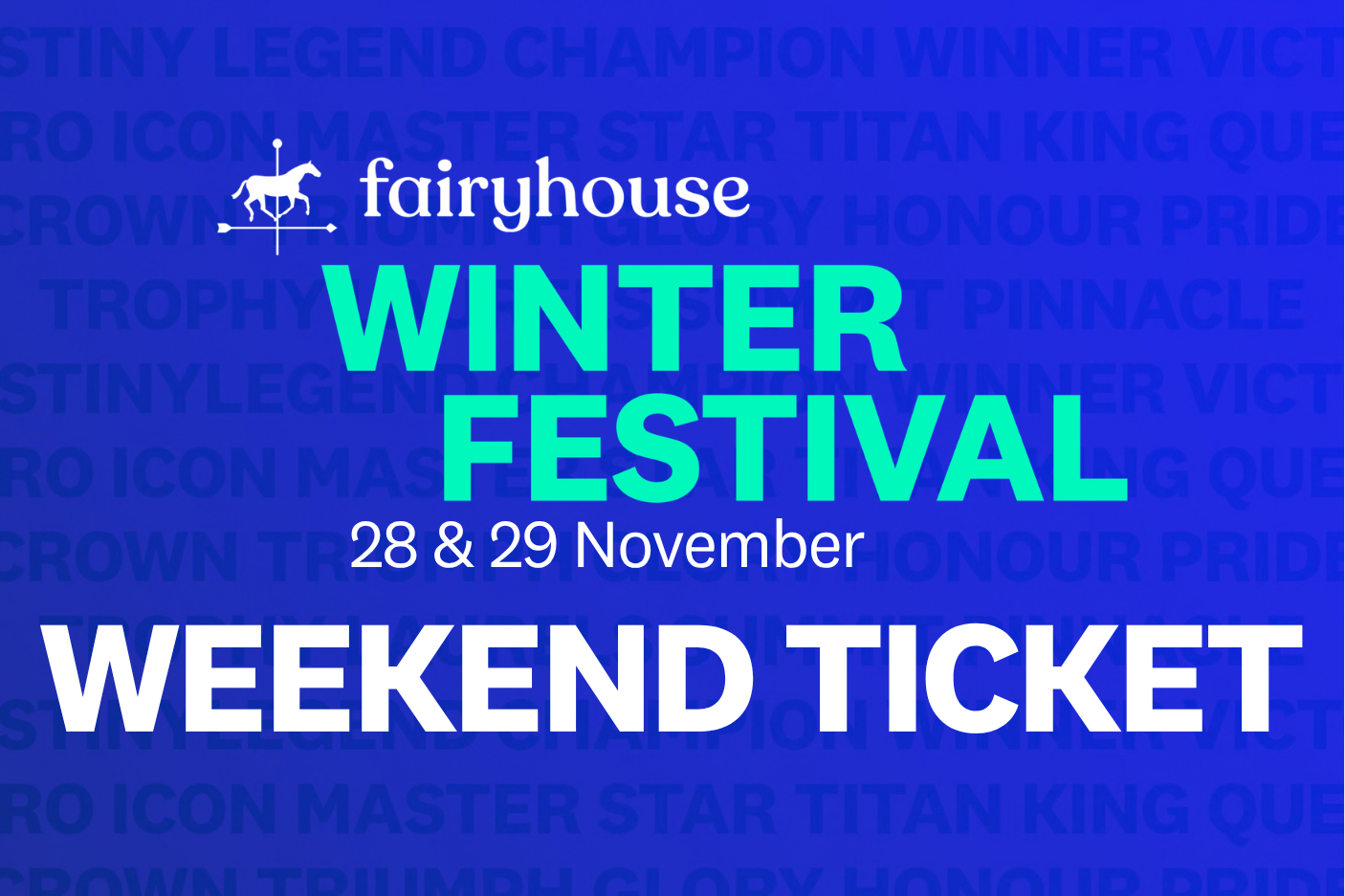 Winter Festival - Weekend Ticket €40