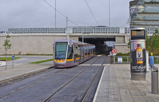 Red cow luas stop